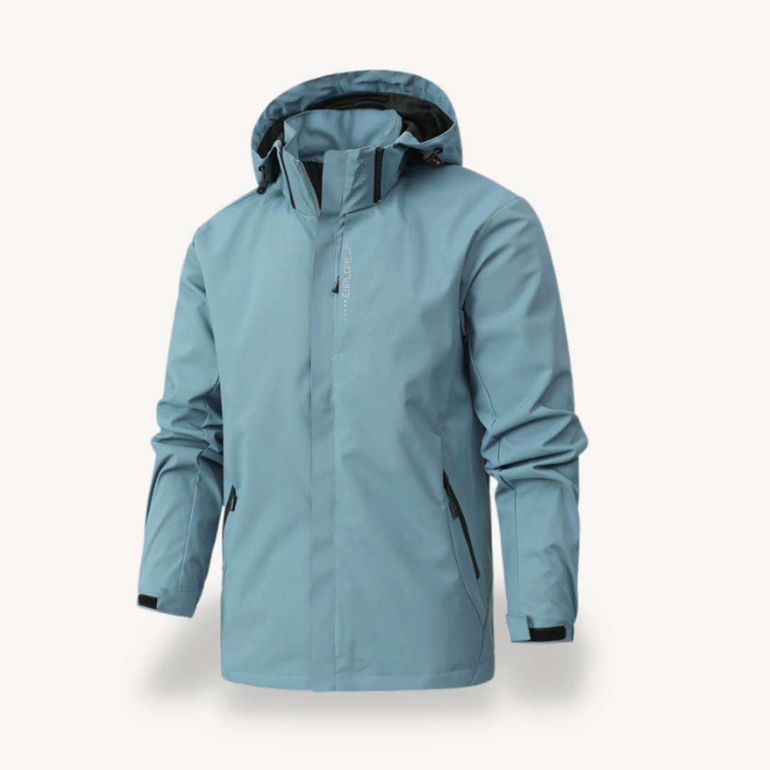 Elarova | Wasserdichte Windbreaker-Wanderjacke für Herren