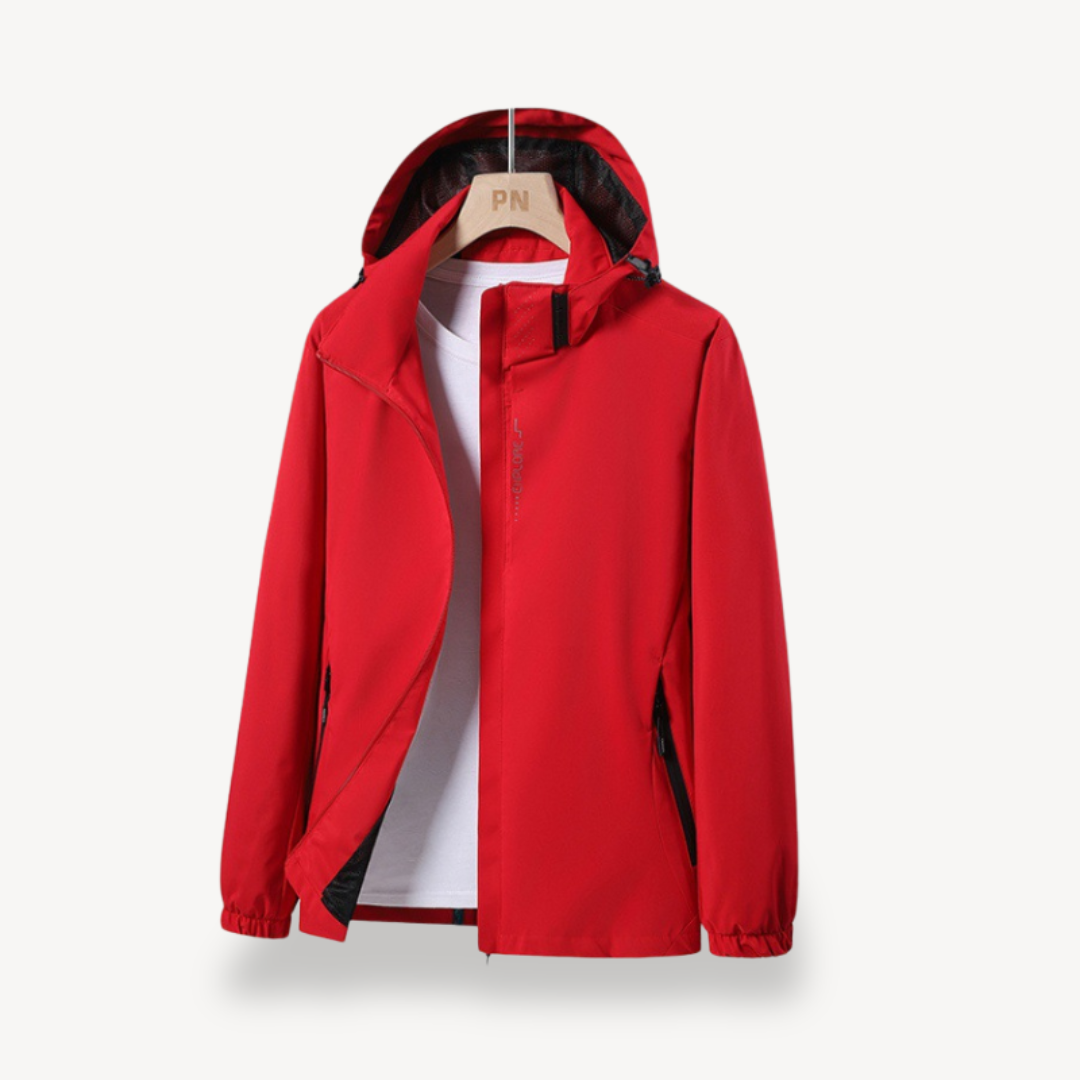 Elarova | Wasserdichte Windbreaker-Wanderjacke für Herren