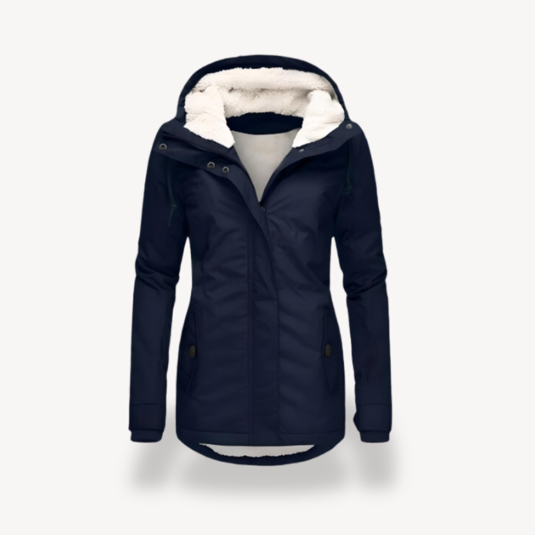 Elarova | Wasserdichte Winterjacke für Damen mit Kapuze