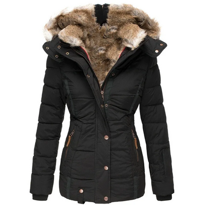 Elarova | Wasserdichte Winterjacke mit Kunstfell für Damen Bestseller 2023
