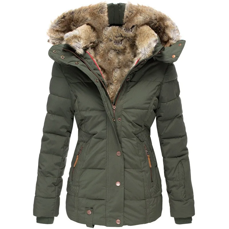 Elarova | Wasserdichte Winterjacke mit Kunstfell für Damen Bestseller 2023