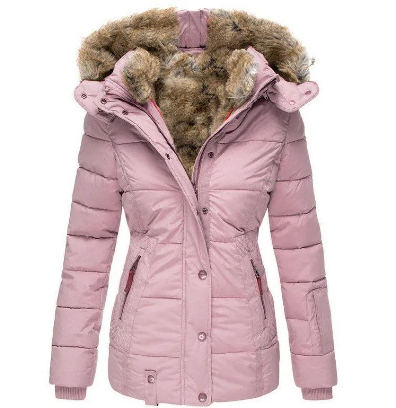 Elarova | Wasserdichte Winterjacke mit Kunstfell für Damen Bestseller 2023