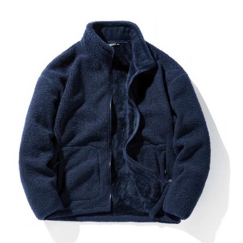 Elarova | Weiche Reißverschlussjacke für Herren