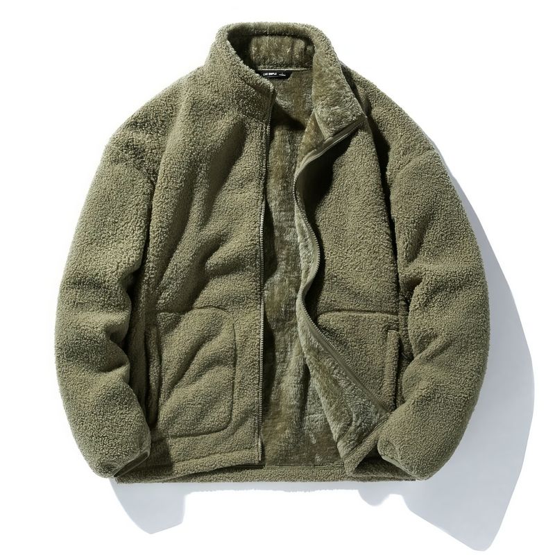 Elarova | Weiche Reißverschlussjacke für Herren