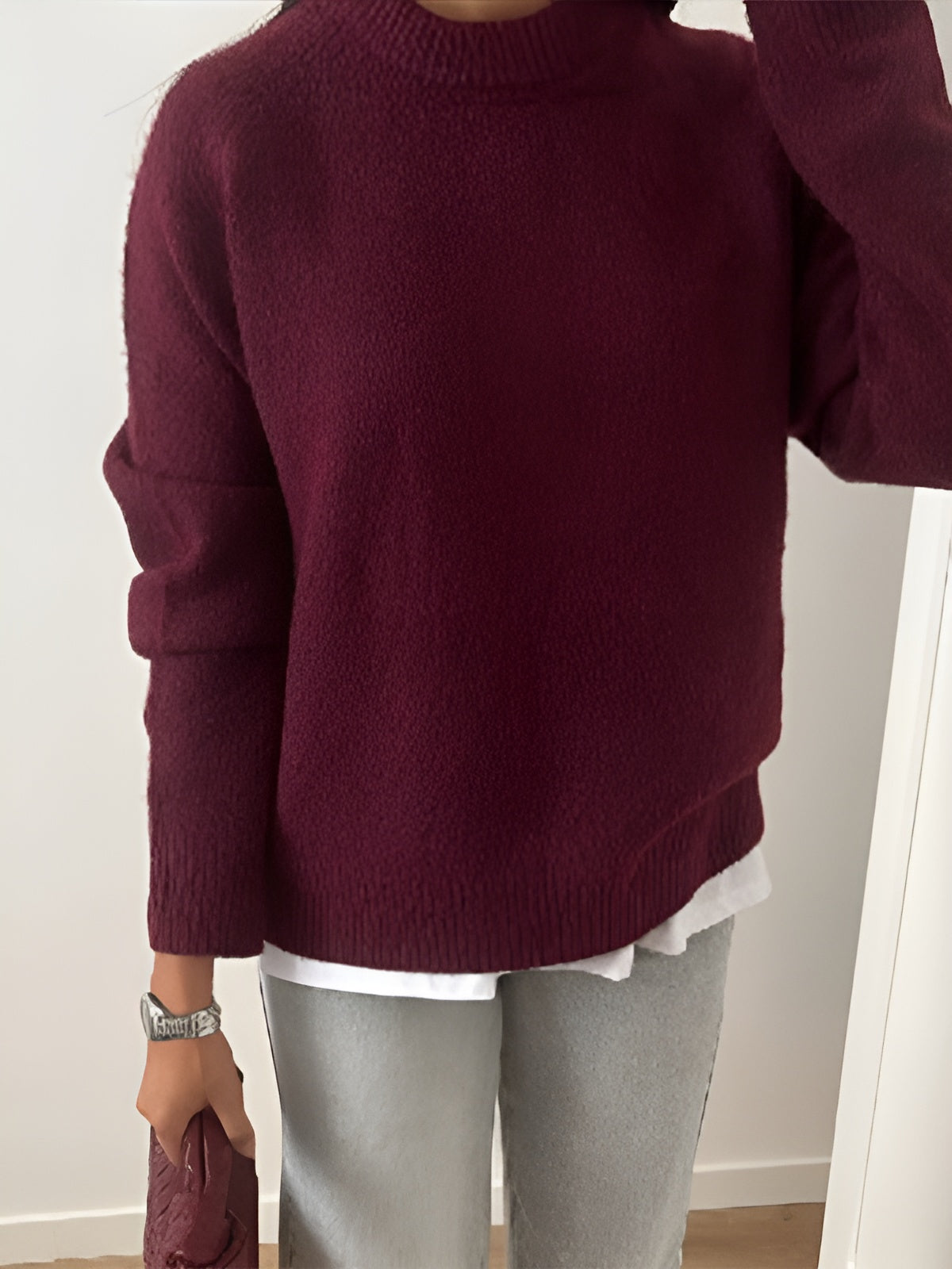 Elarova | Weicher Strickpullover