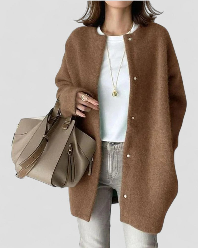 Elarova | Weicher, langer Strickcardigan für Damen