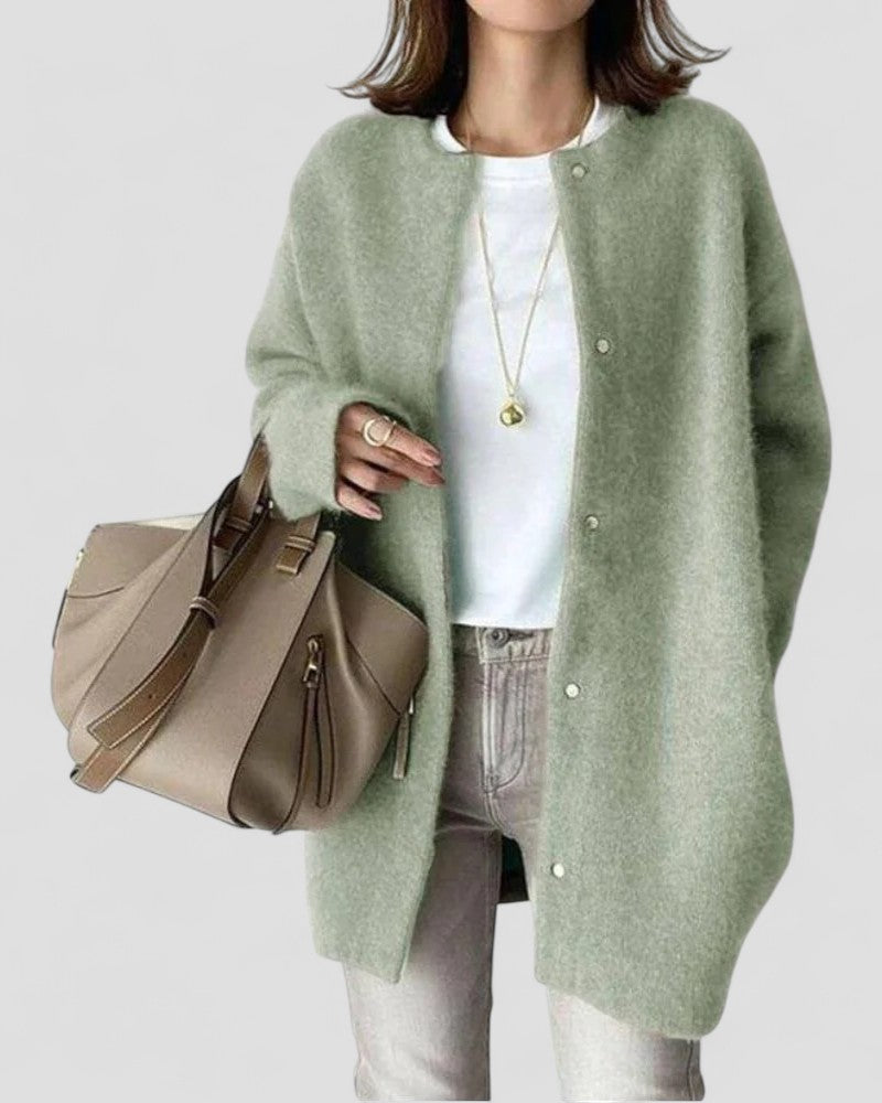Elarova | Weicher, langer Strickcardigan für Damen