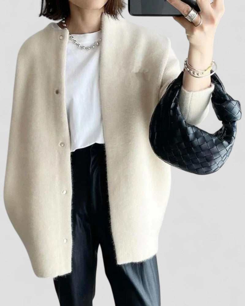 Elarova | Weicher, langer Strickcardigan für Damen