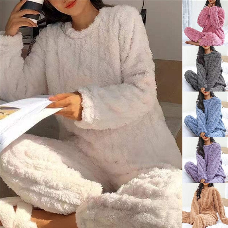 Elarova | Weiches Damen-Pyjama-Set