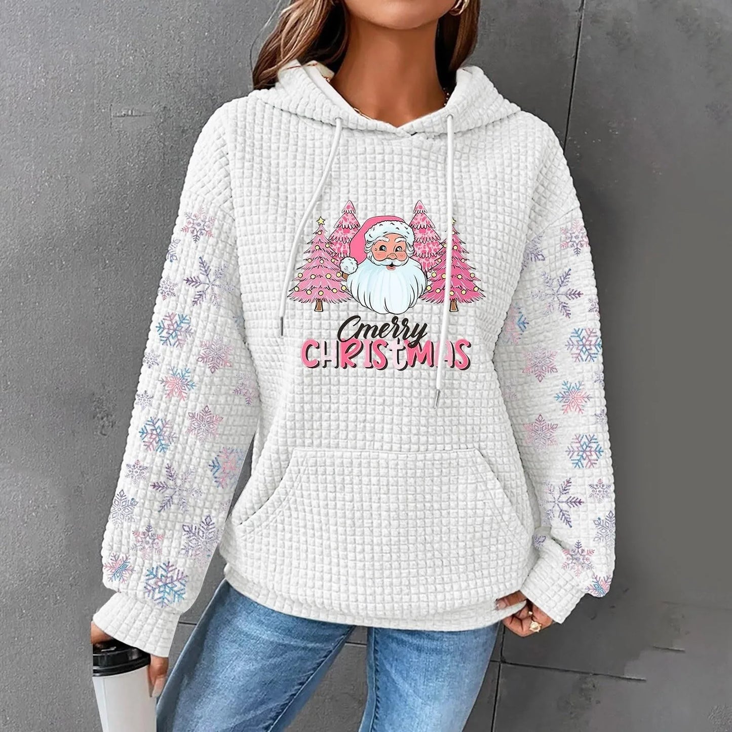 Elarova | Weihnachten Drucken Kapuzenpulli