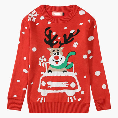Elarova | Weihnachts Pullover für Damen mit Rentier Design