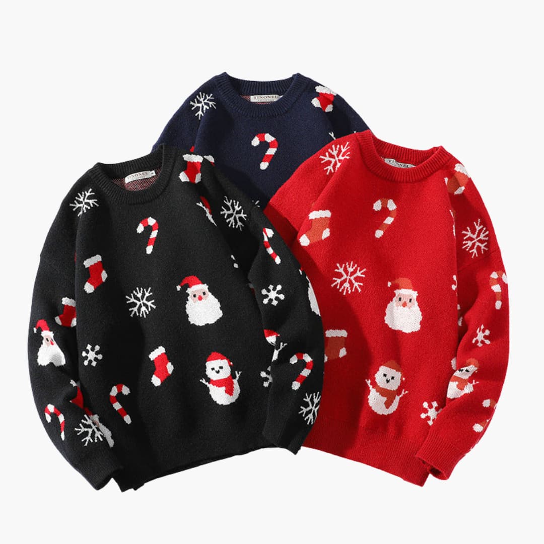 Elarova | Weihnachtspullover für Damen mit Rentiermotiv