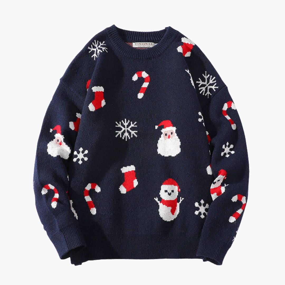 Elarova | Weihnachtspullover für Damen mit Rentiermotiv