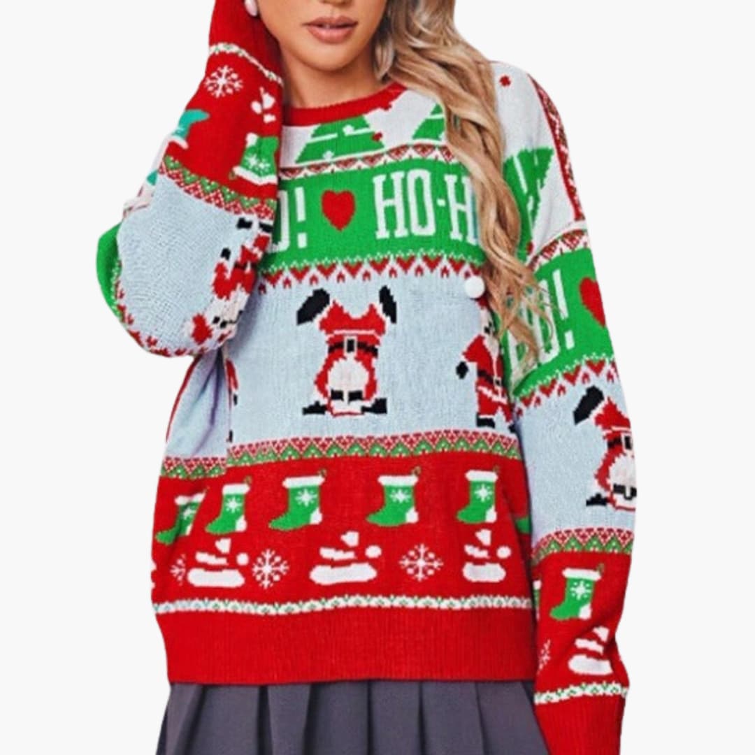 Elarova | Weihnachtspullover für Damen mit festlichem Design