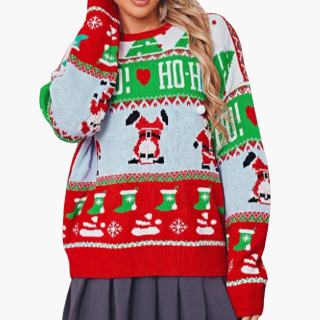 Elarova | Weihnachtspullover für Damen mit festlichem Design