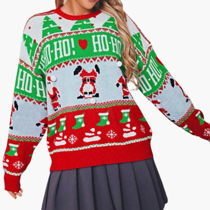 Elarova | Weihnachtspullover für Damen mit festlichem Design