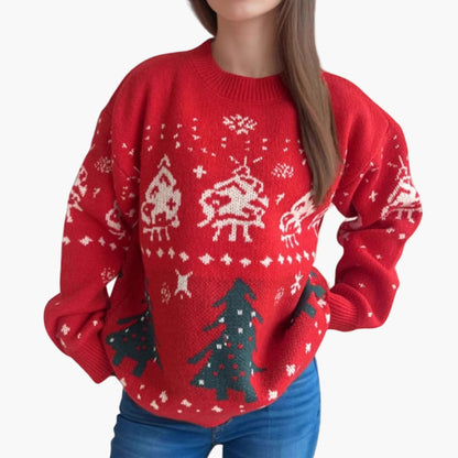 Elarova | Weihnachtspullover für Damen mit festlichen Motiven