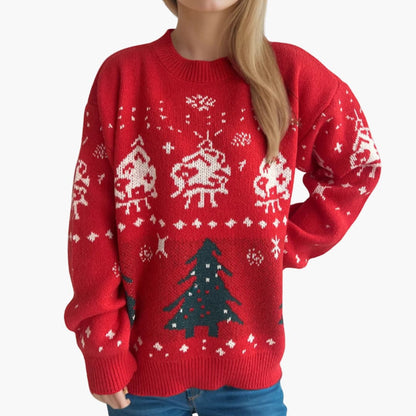 Elarova | Weihnachtspullover für Damen mit festlichen Motiven