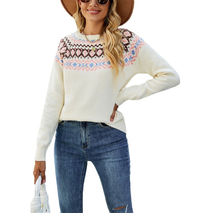 Elarova | Weinlese Strickpullover