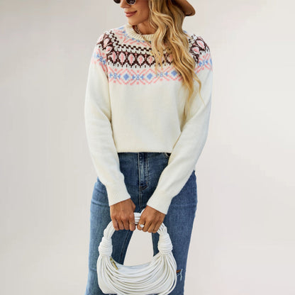 Elarova | Weinlese Strickpullover