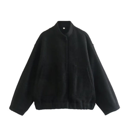 Elarova | Weit geschnittene Luxus-Bomberjacke für Damen Bestseller Herbstjacke 2023
