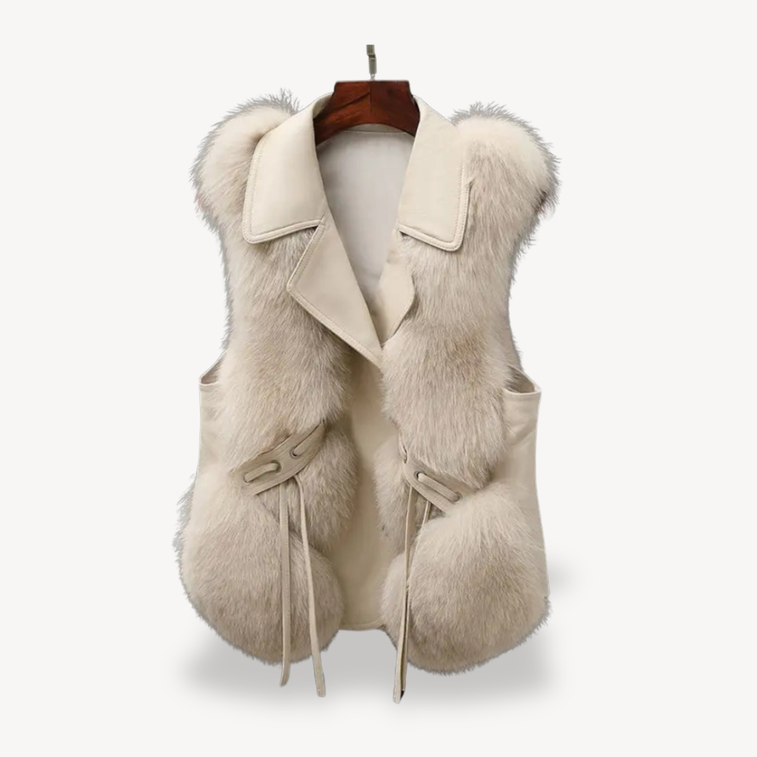 Elarova | Weste mit Kunstpelzfutter für Damen