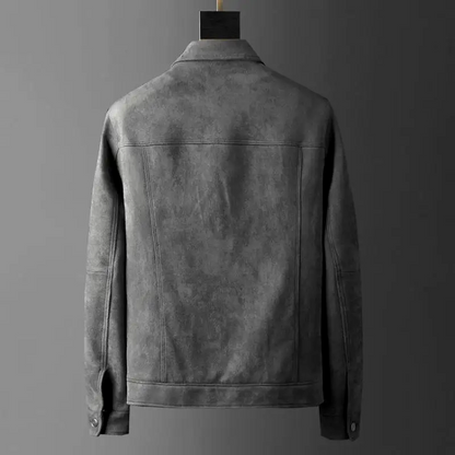 Elarova | Wildleder Jeansjacke, Stylisch & Zeitlos