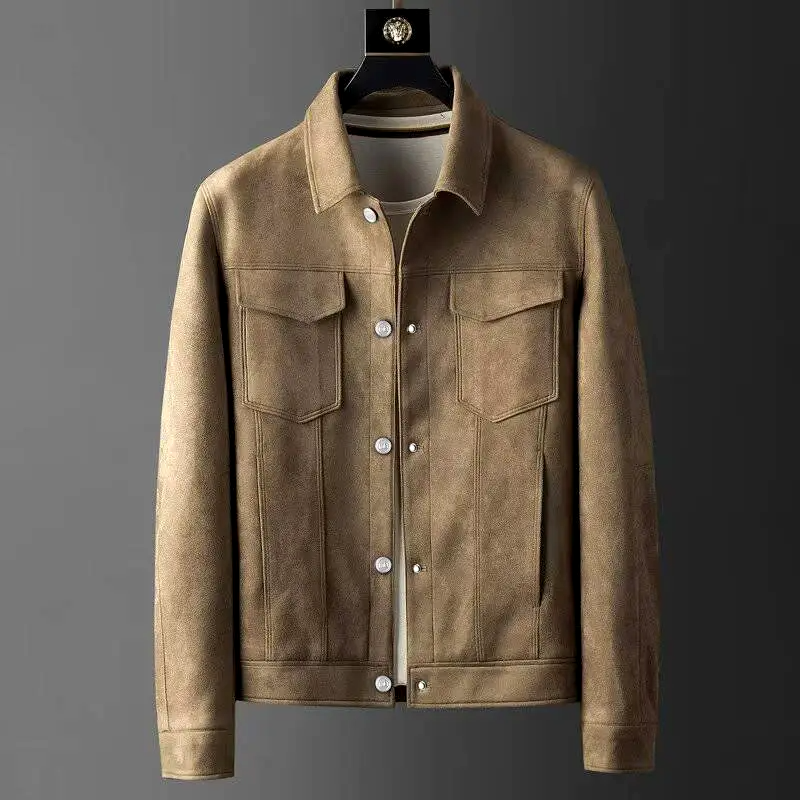 Elarova | Wildleder Jeansjacke, Stylisch & Zeitlos