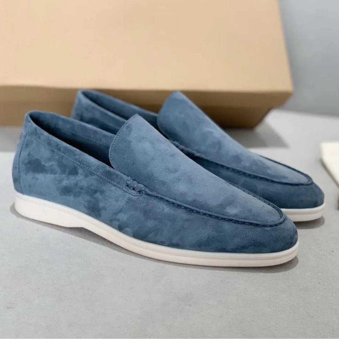 Elarova | Wildleder-Loafers für stilvolle Eleganz