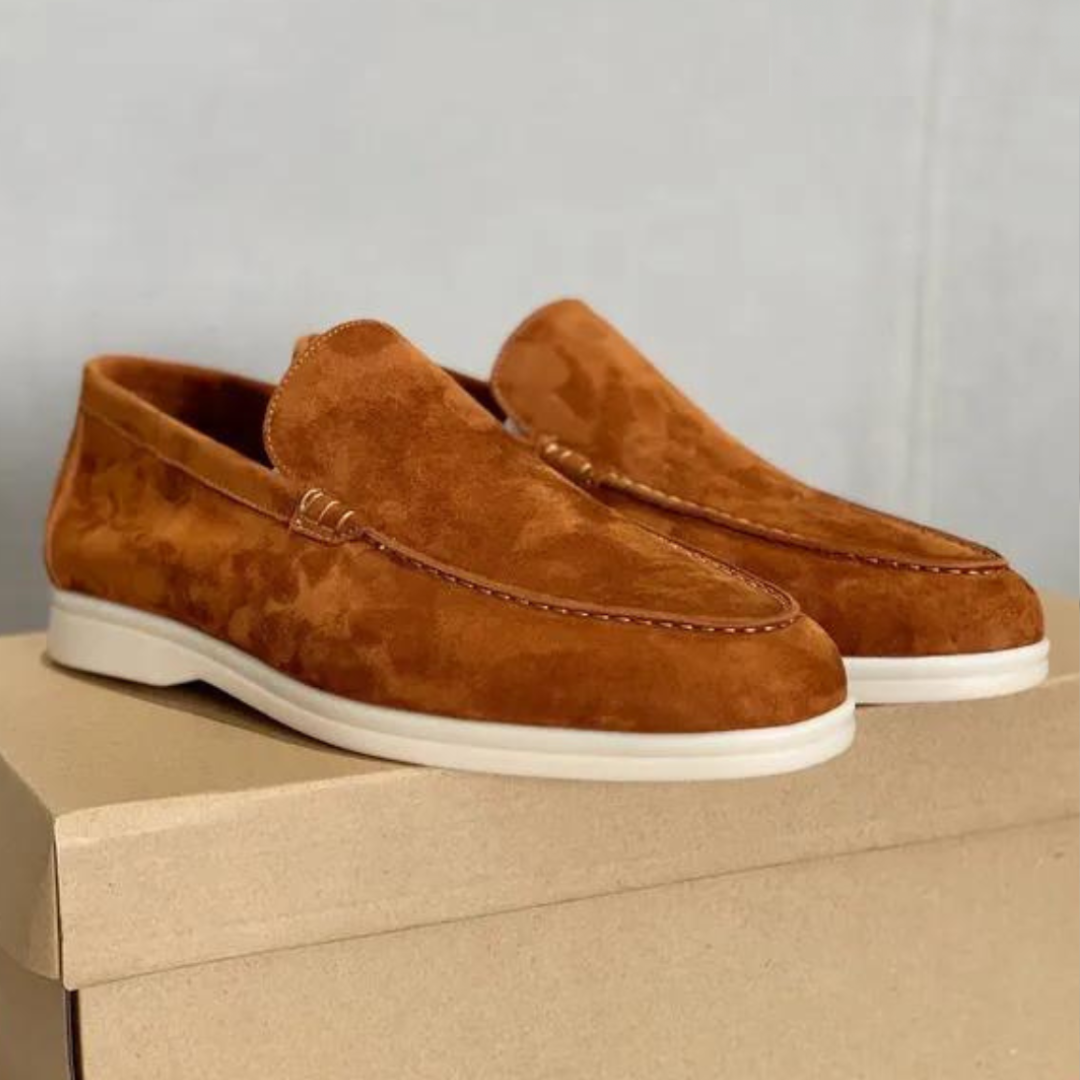 Elarova | Wildleder-Loafers für stilvolle Eleganz
