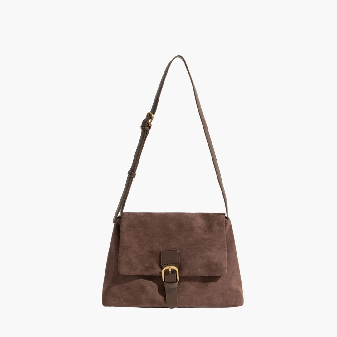 Elarova | Wildleder Schultertasche für Damen Stilvolle und Luxus Handtasche