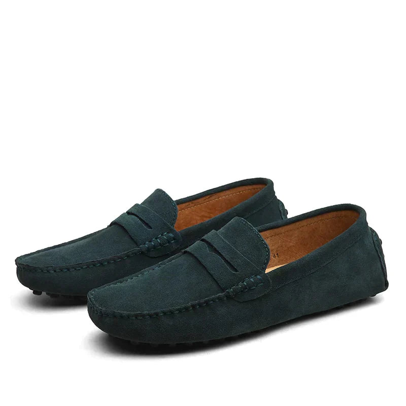 Elarova | Wildleder Slipper Italienischer Stil