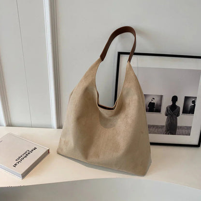 Elarova | Wildleder Tote Tasche mit geräumigem Innenraum und stilvollem Design