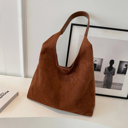 Elarova | Wildleder Tote Tasche mit geräumigem Innenraum und stilvollem Design