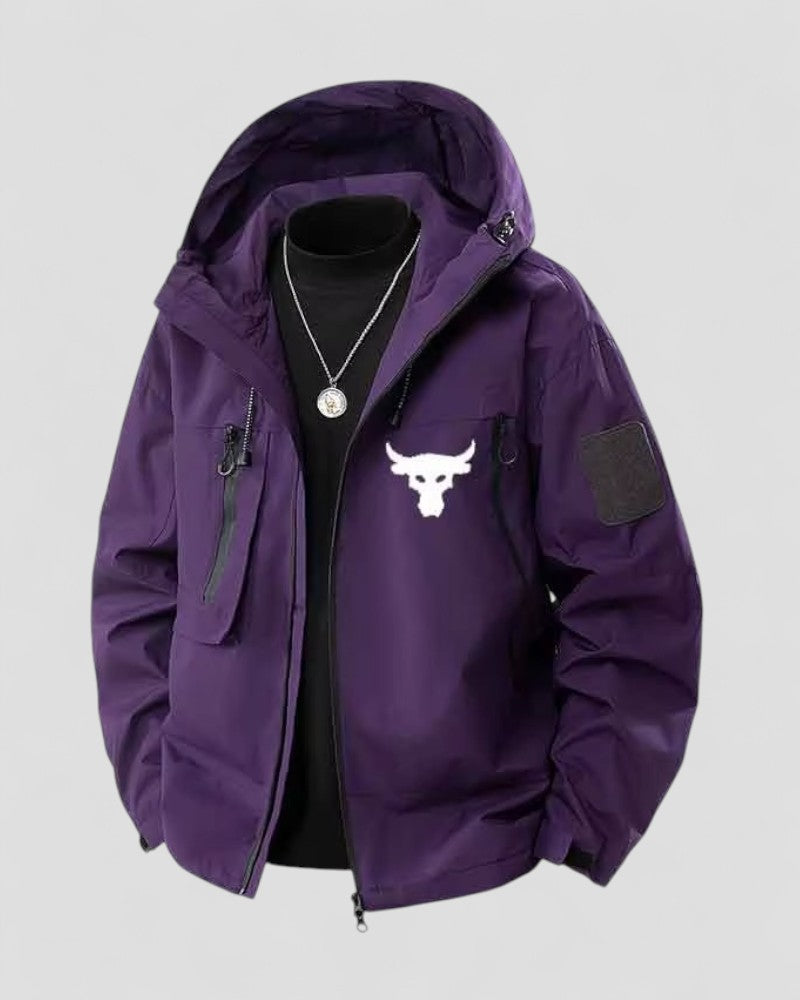 Elarova | Winddichte, leichte Kapuzenjacke für Herren, lässig, Outdoor