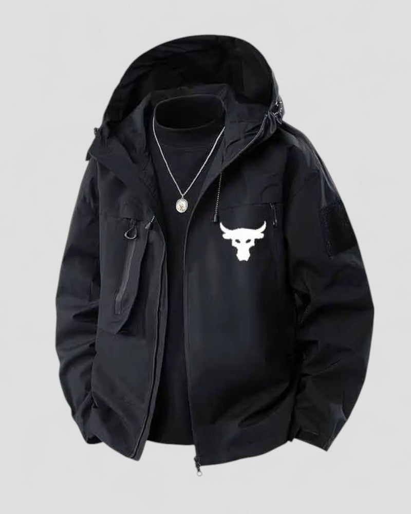 Elarova | Winddichte, leichte Kapuzenjacke für Herren, lässig, Outdoor