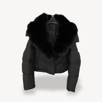 Elarova | Winter-Pufferjacke mit Kunstpelzkragen für Damen