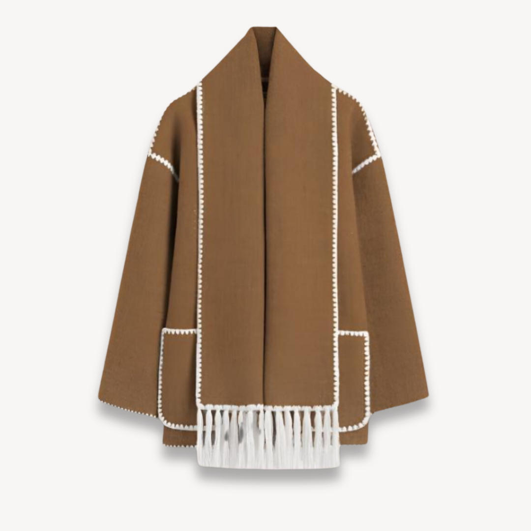 Elarova | Winterjacke mit Schal für Damen