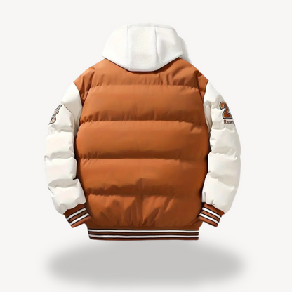Elarova | Winterparka aus Polyester mit Kapuze für Herren