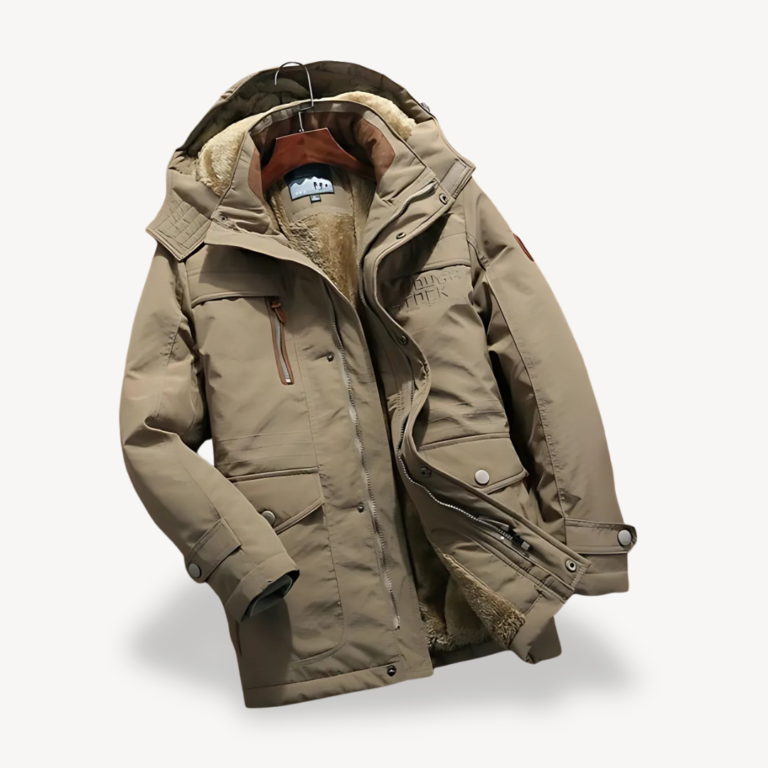 Elarova | Winterparkajacke mit Fleecefutter