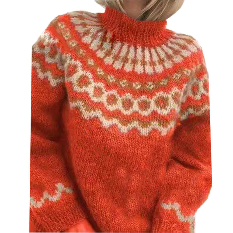 Elarova | Winterpullover weicher WollKaschmir Damenpullover für kalte Tage