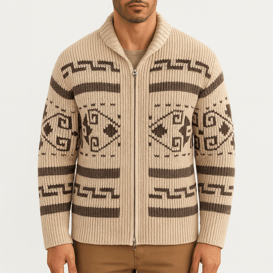 Elarova | Woll-Cardigan mit Reißverschluss