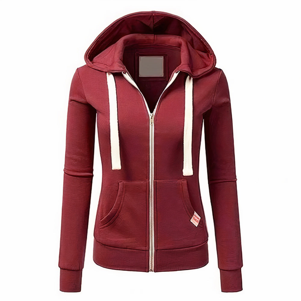 Elarova | Woll Hoodie Mit Reißverschluss Und Kapuze