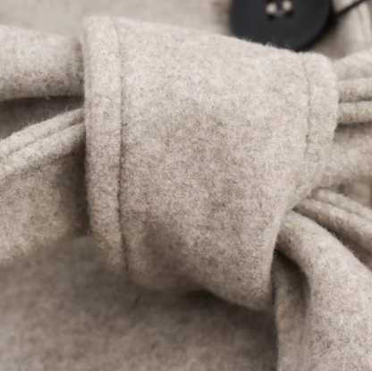 Elarova | Woll-Trenchcoat mit Pelz für Damen