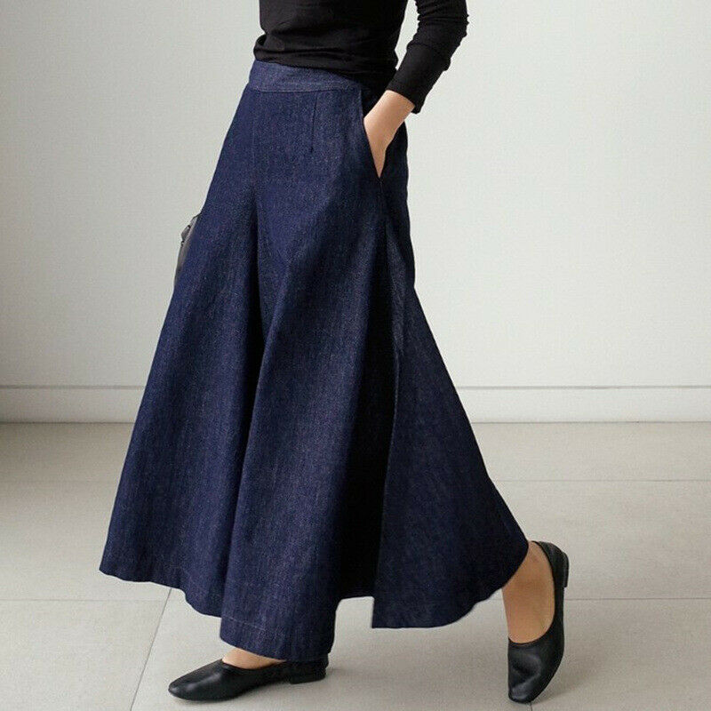 Elarova | Womens Loose Denim Hosen