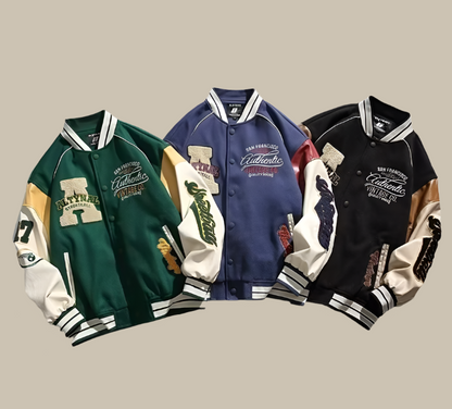 Elarova | Yanks Vintage Bomberjacke, Übergrößen Herrenmodell