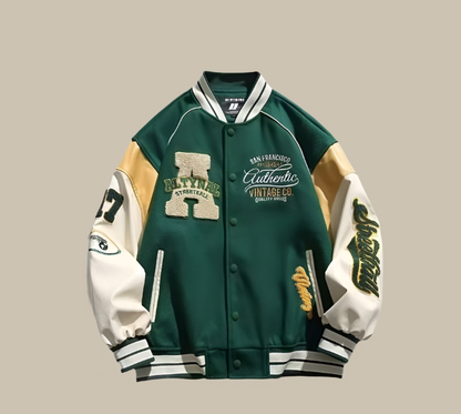 Elarova | Yanks Vintage Bomberjacke, Übergrößen Herrenmodell