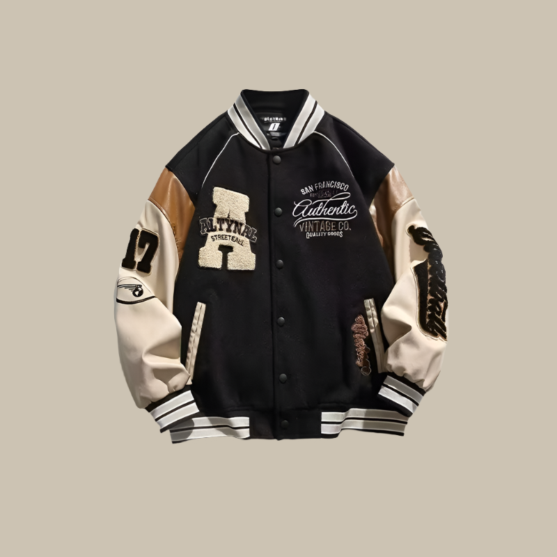 Elarova | Yanks Vintage Bomberjacke, Übergrößen Herrenmodell