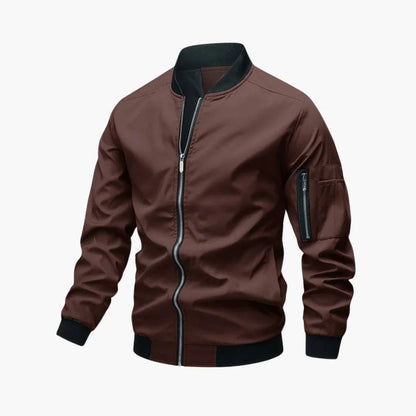 Elarova | Zip Bomberjacke mit Taschen für Herren