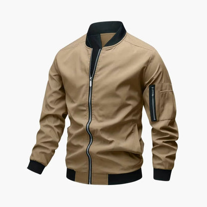 Elarova | Zip Bomberjacke mit Taschen für Herren